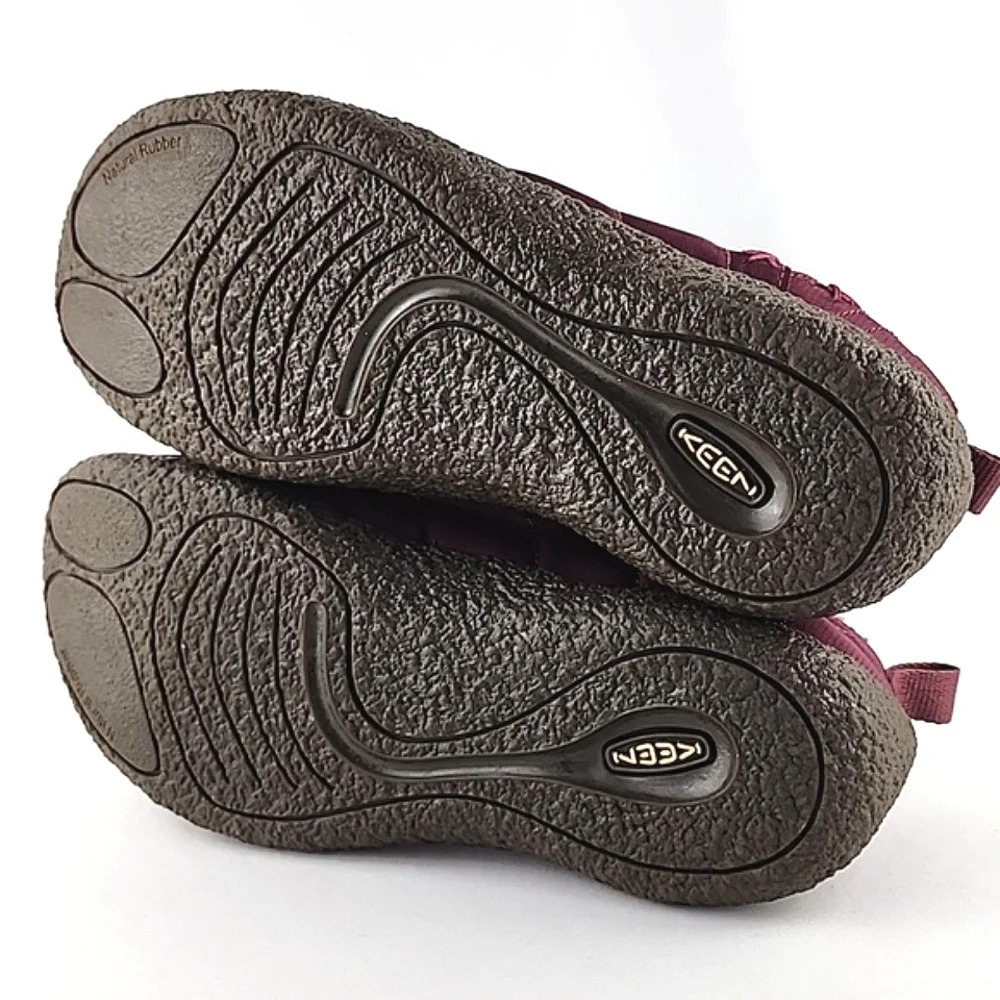 KEEN Women's Howser II Quilted Fleece Lined Slip On Insulated Shoes Maroon 7 - Picture 10 of 14